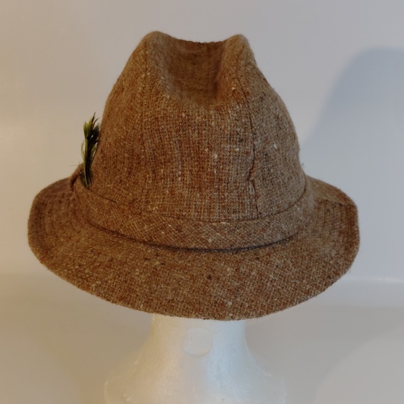 Borsalino Men's Stylish Tan Fedora Hat - Picture 4 of 7